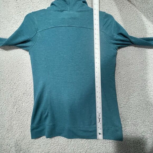 Under Armour Sweatshirt Womens Medium Green‎ Funnel Neck Loose Pullover Sweater - Picture 11 of 14
